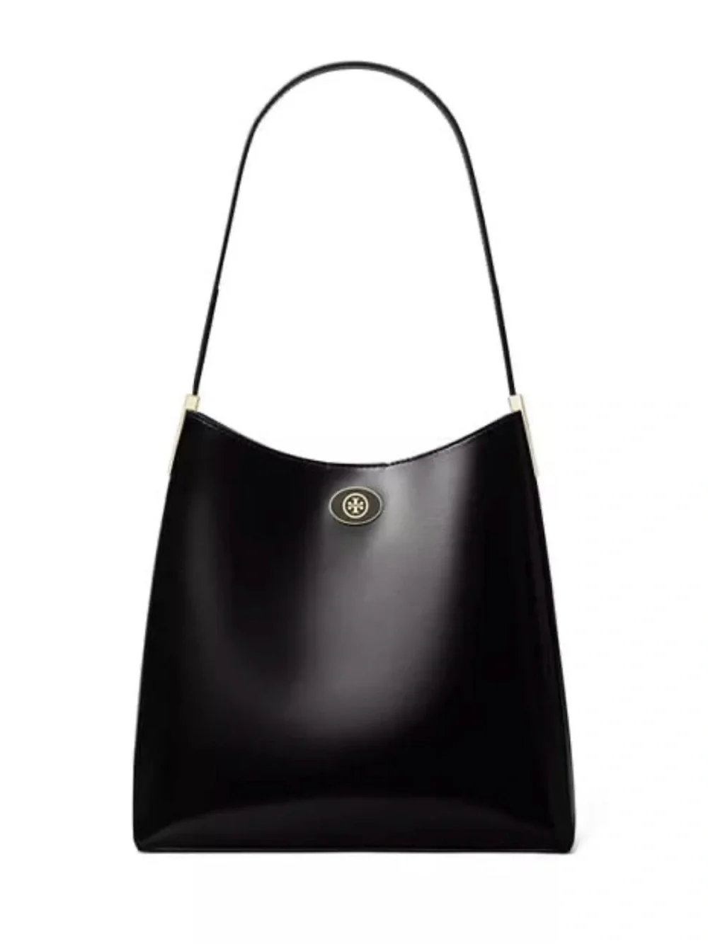 Tory Burch Robinson Spazzolato Leather Hobo Bag Handbag New RARE